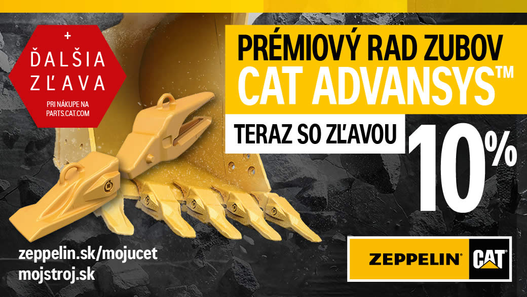 Prémiové zuby CAT ADVANSYS so zľavou.