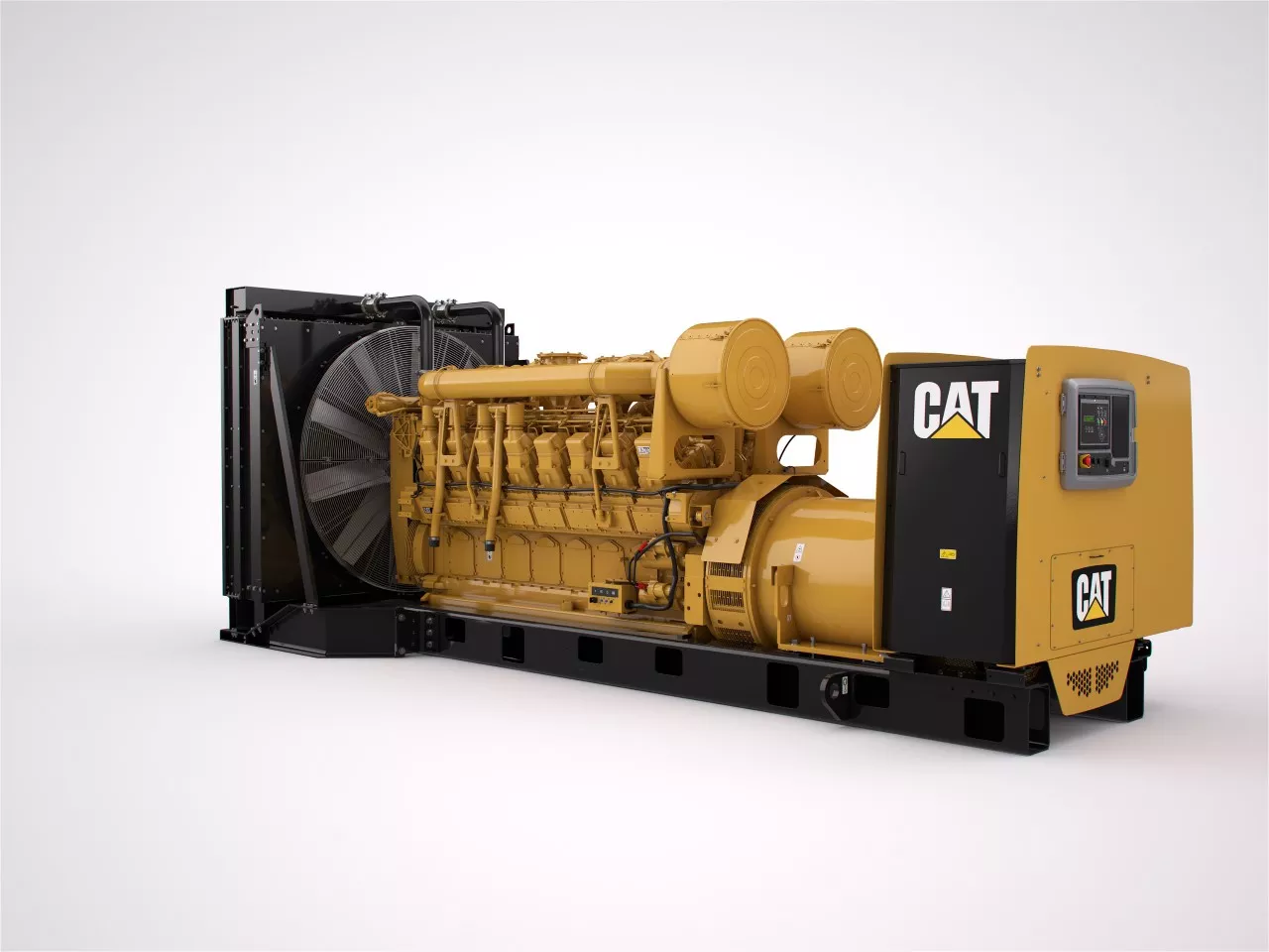 Elektrocentrála CAT umiestnená v náhľade.