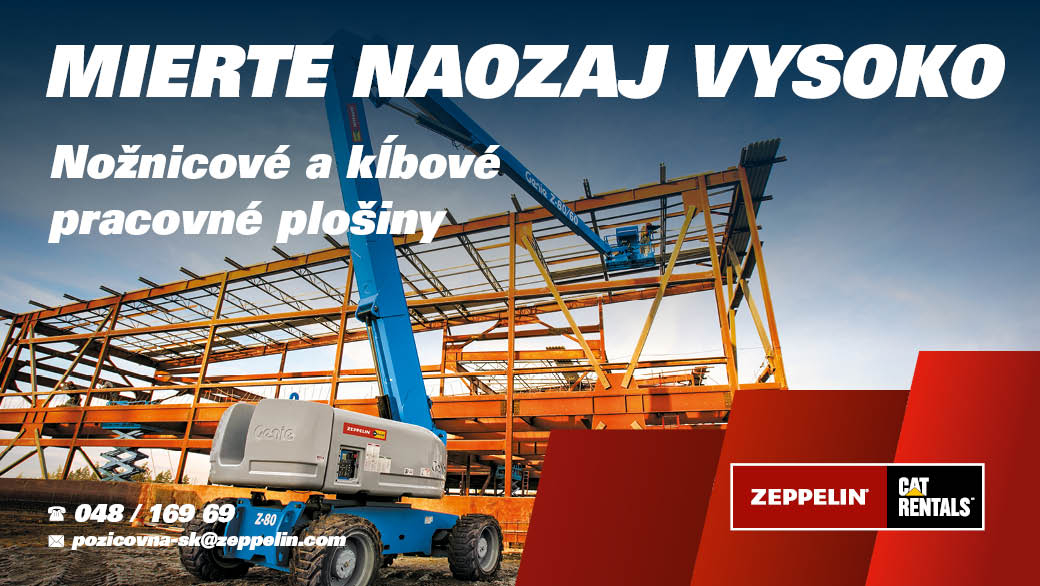Nožnicové a kĺbové pracovné plošiny. Máme čo treba.