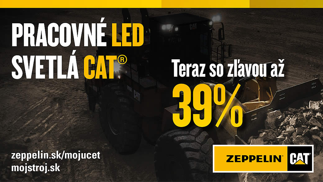 Pracovné LED svetlá CAT. Teraz so zľavou až 39%. 