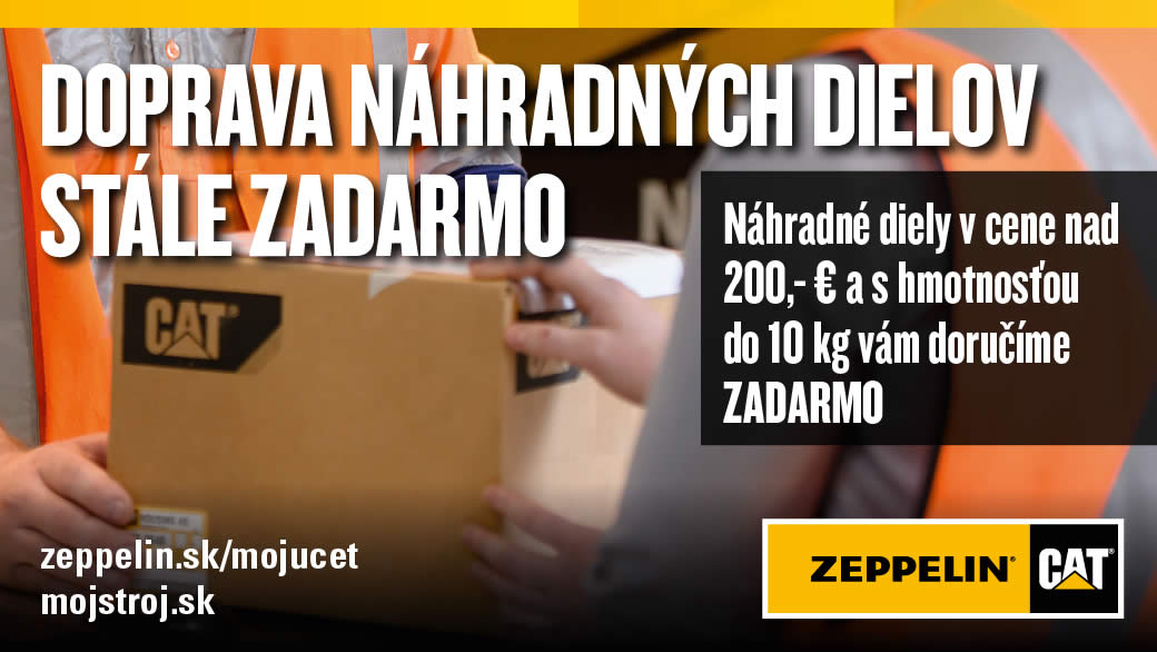 Doprava náhradných dielov stále zadarmo. 
