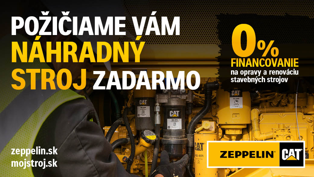 Počas opravy vášho rýpadlo-nakladača vám požičiame náhradný stroj zadarmo.