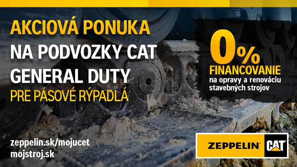 Akciová ponuka na podvozky pre pásové rýpadlá. Teraz možné aj financovanie podvozkov.