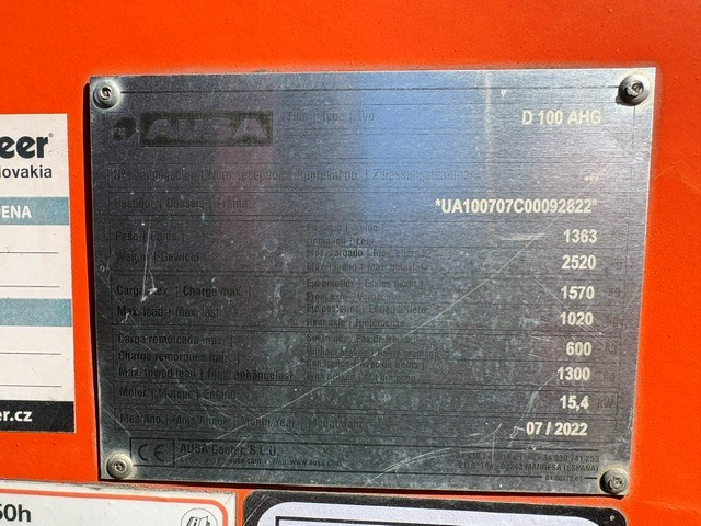 Minidumper AUSA D 100 AHG - použitý stroj 6
