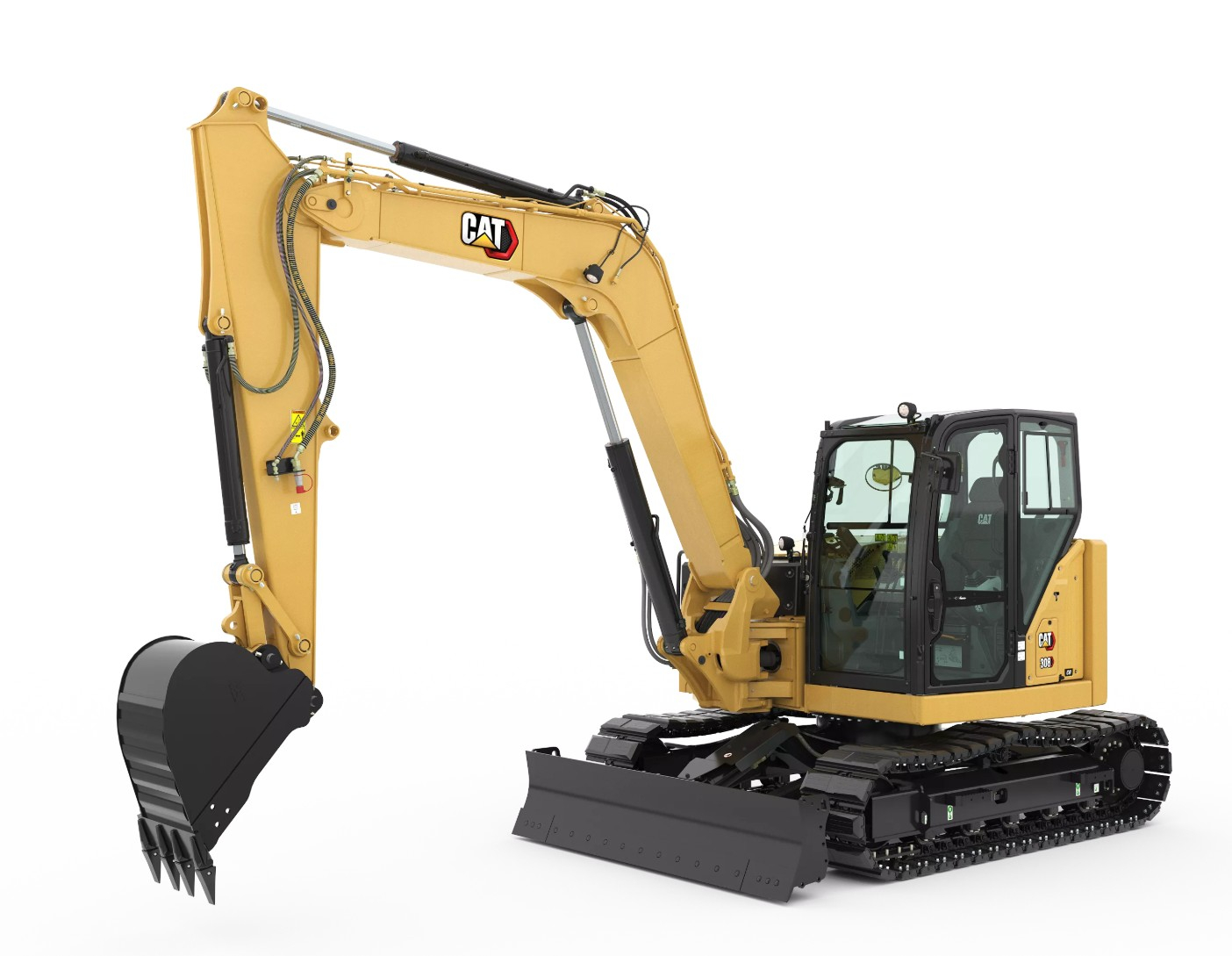 Pásové rýpadlo CAT® 308 CR SB - Minibagre 001