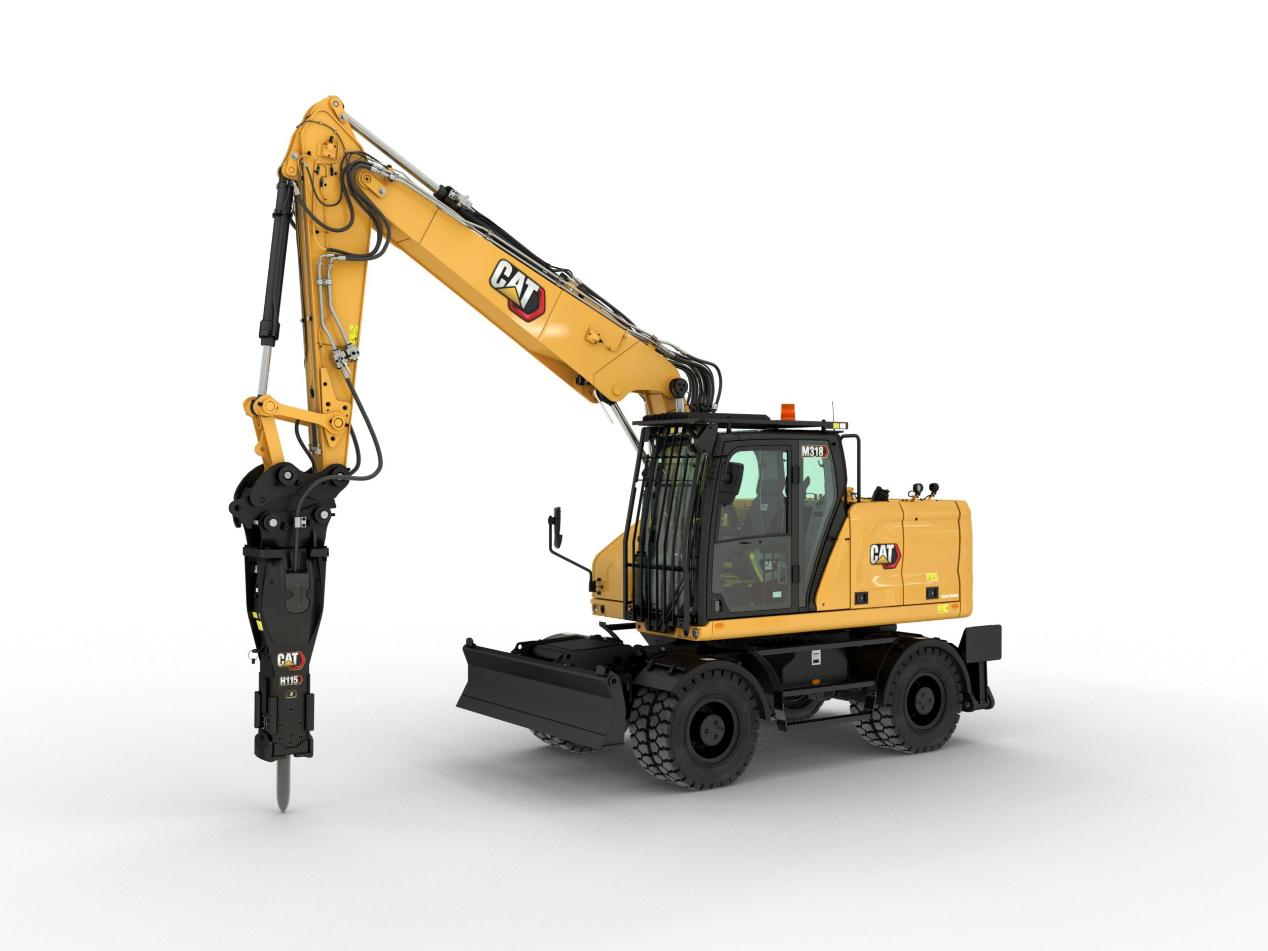 Kolesové rýpadlo CAT® M318